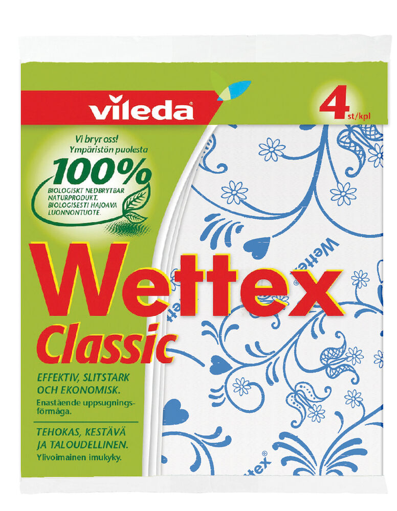 Wettex Diskduk Classic 4-pack sorterade färger
