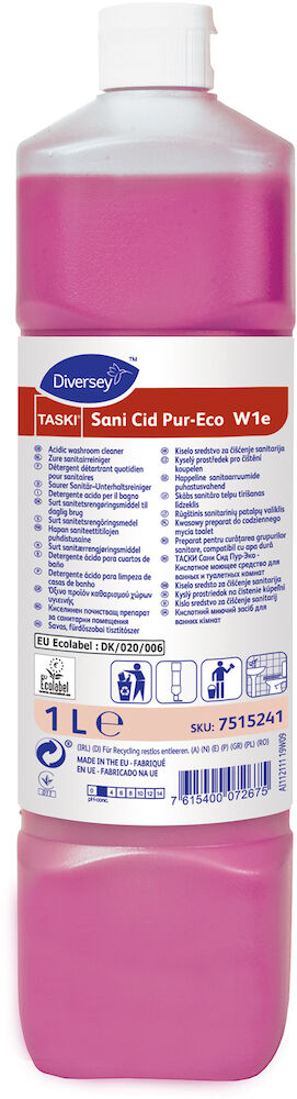 Taski Sanitetsrengöringsmedel Sani Cid Pur-Eco 1 liter