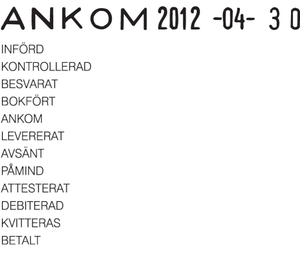 Trodat Stämpel Datum/Text TrOffice Depotat 4817