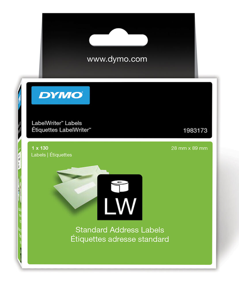 Dymo Etikett 89x28mm 130/rl