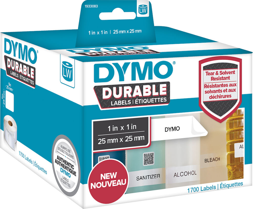 Dymo Etikett Durable 25x25 mm