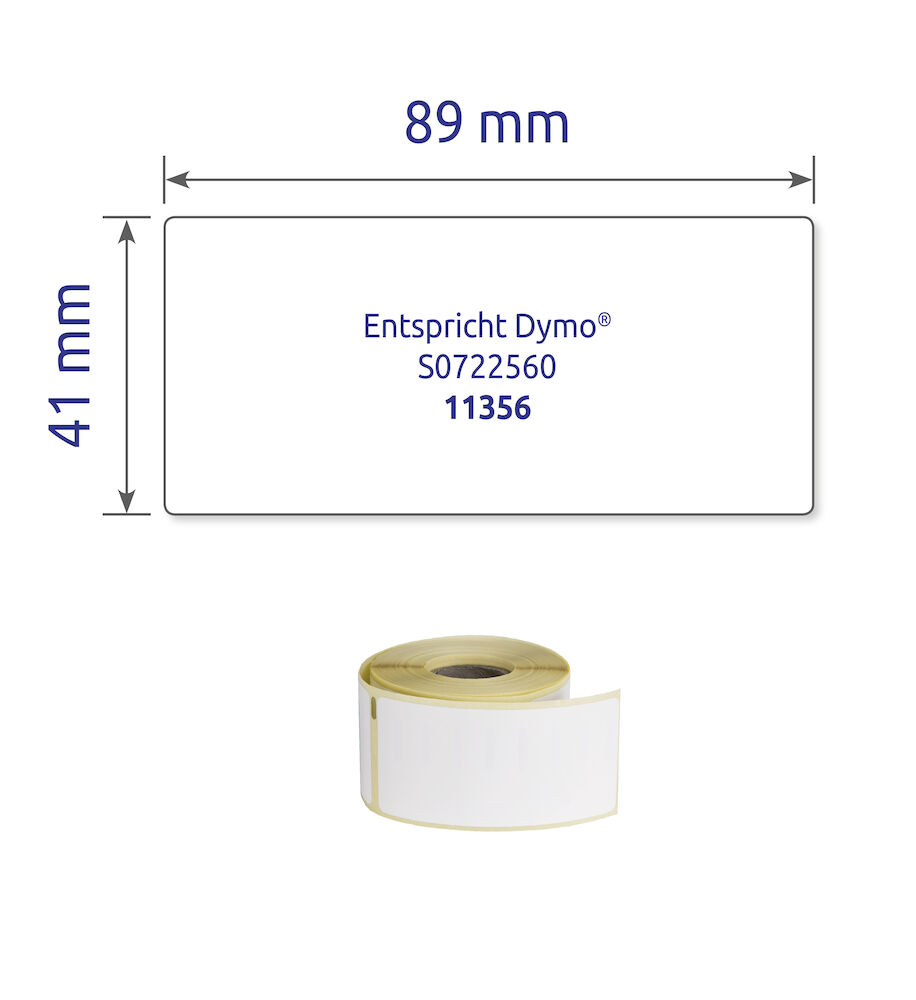 Avery Namnetiketter AS0722560 89 x 41 mm 200 st/fp
