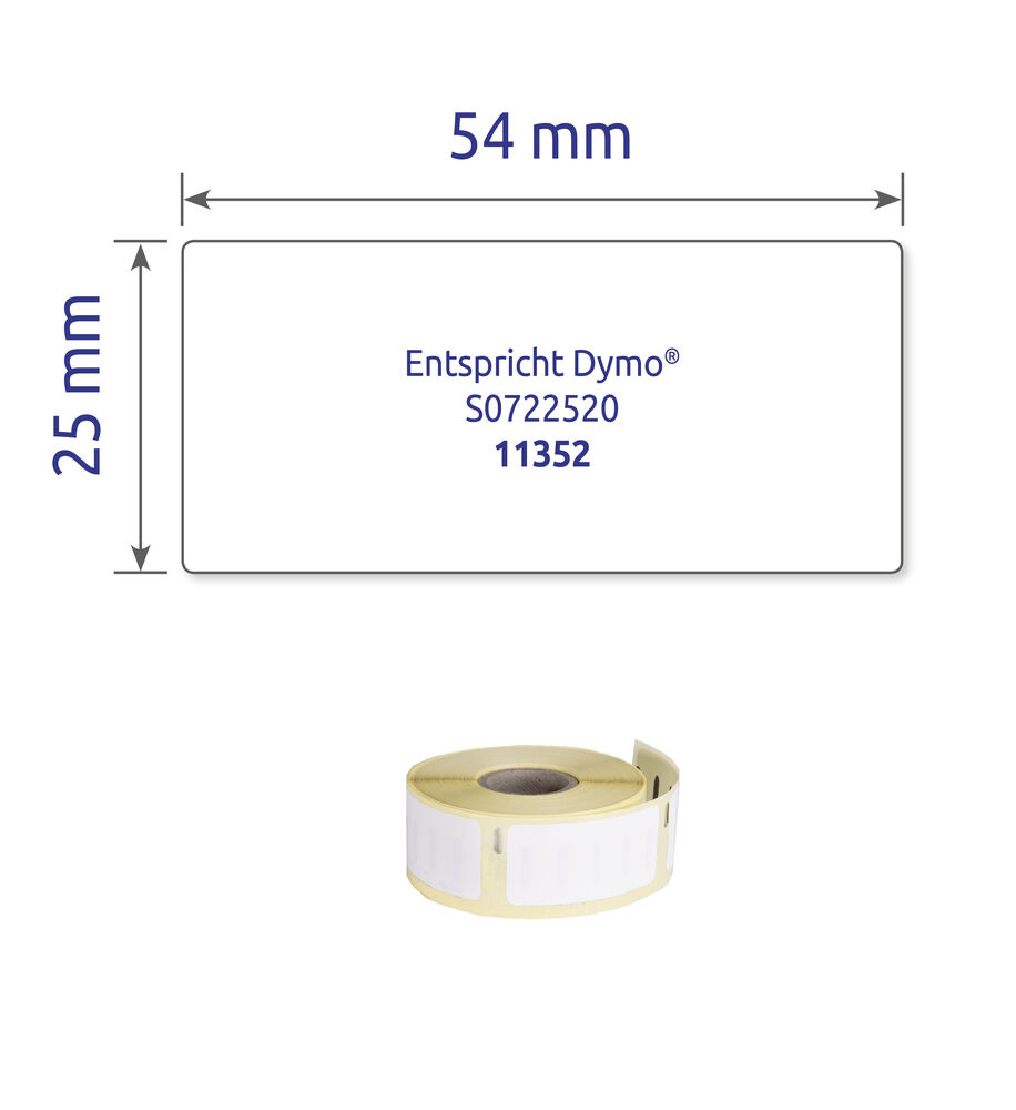 Avery Etikett 24 x 54 mm 500 st/fp