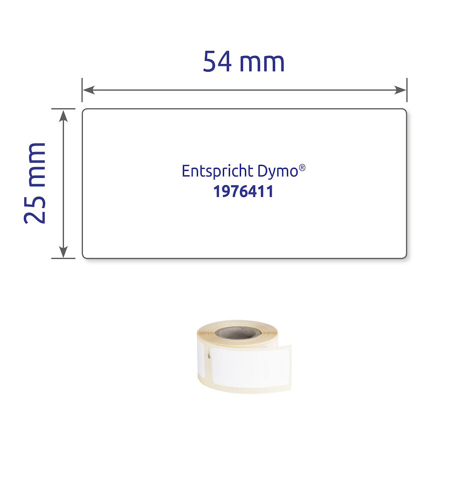 Avery Etikett durable 25 x 54 mm 160 st/fp
