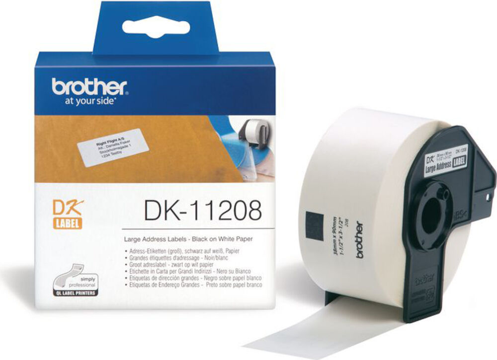 Brother Etikett DK11208 38x90mm 400/rl