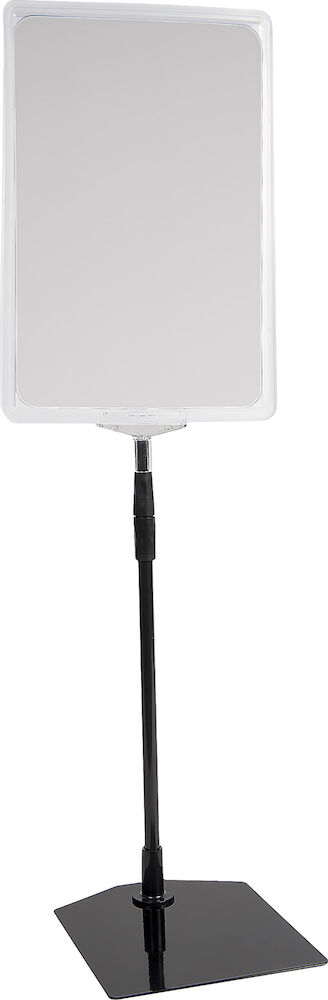DM AB Skyltställ A4 höjd: 30 - 60 cm transparent