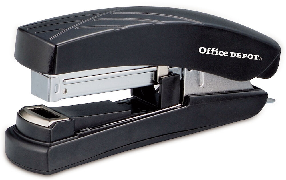 Office Depot Häftapparat flatclinch svart