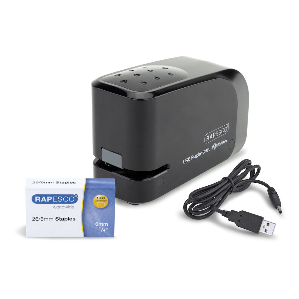 Rapesco Häftapparat 626EL USB/batteri