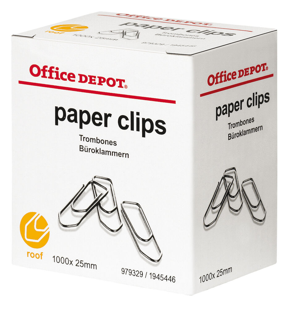 Office Depot Metallgem 25mm 1000/fp