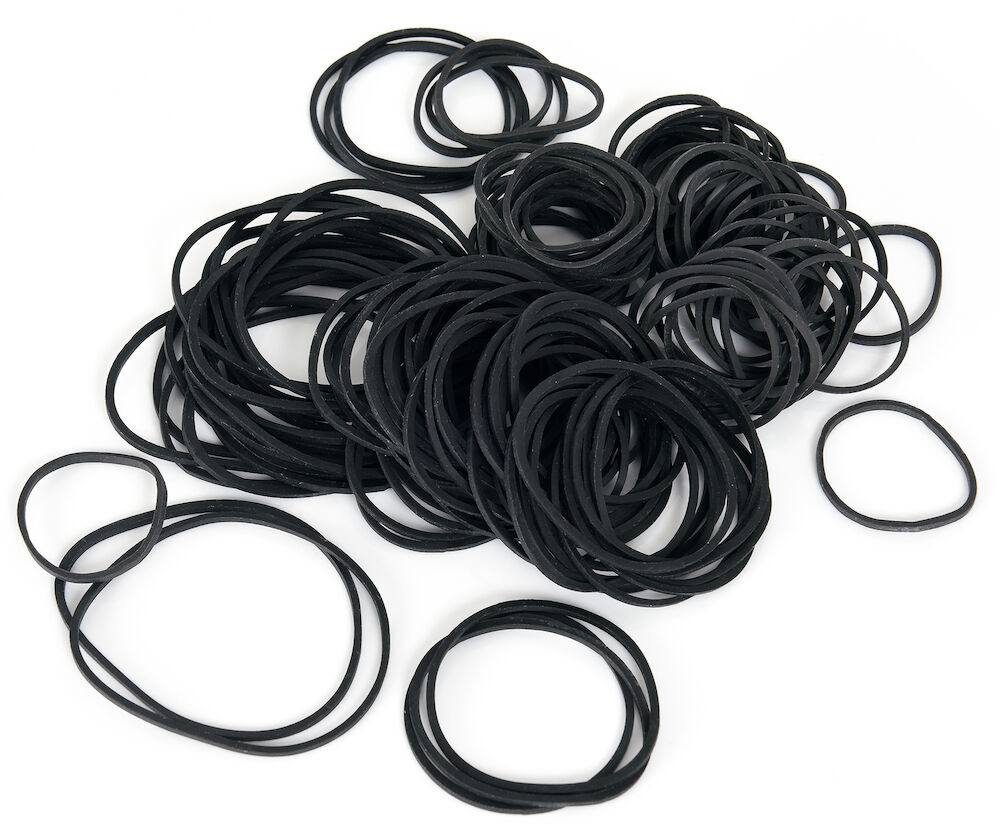 Edge of Scandinavia Gummiband sorterade storlekar svart