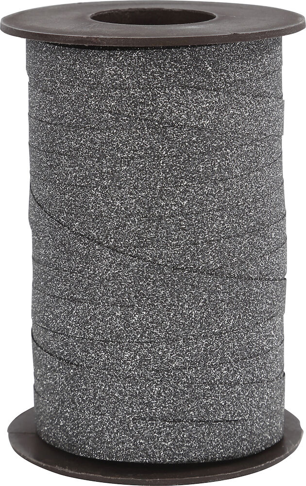 NoBrand Presentband Glitter 100m svart