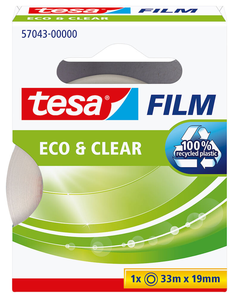 Tesa Tejp Eco klar 33mx19mm