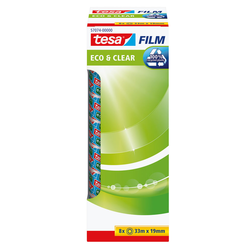 Tesa Tejp Eco & Clear 19mmx33m 8/fp