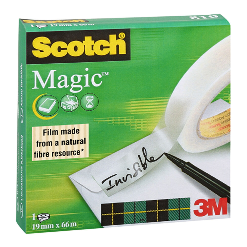 Scotch Dokumenttejp 3M 810 66mx19mm
