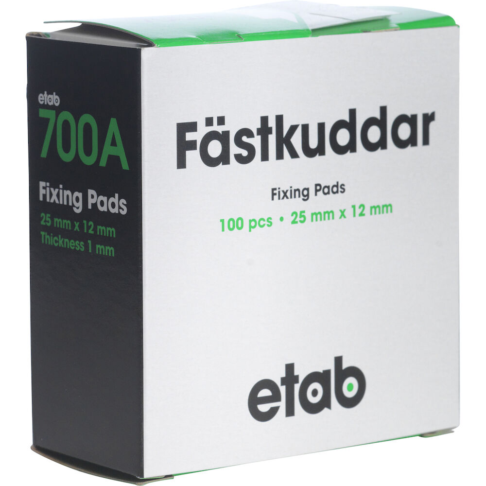Etab Fästkuddar dubbelhäftande 100/fp