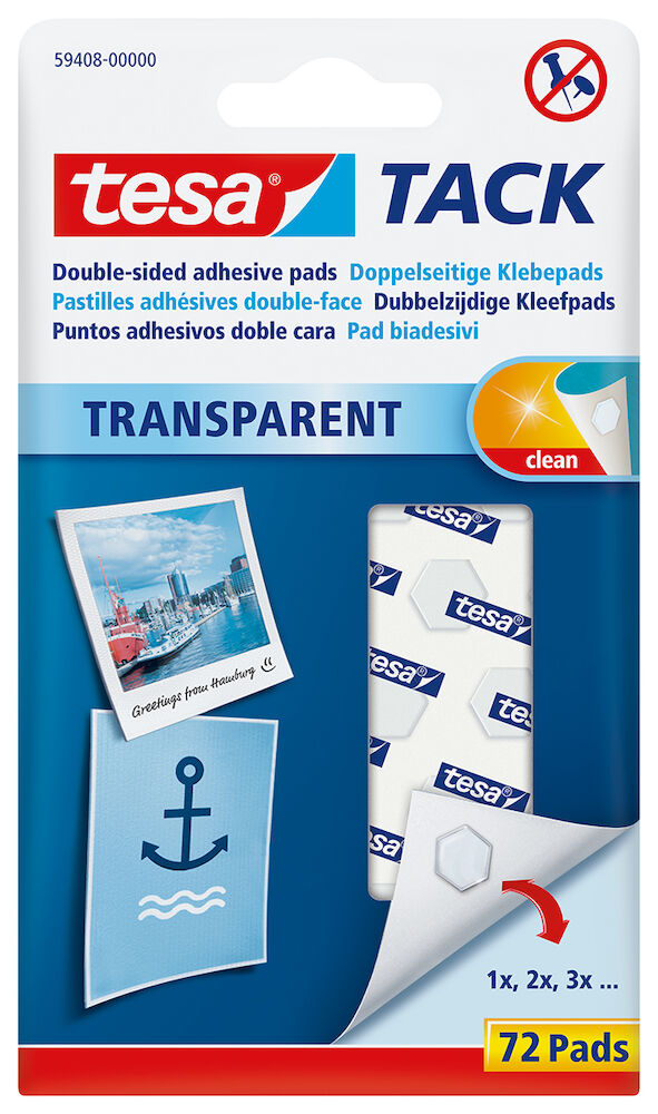 Tesa Fästkuddar Tack 72/fp