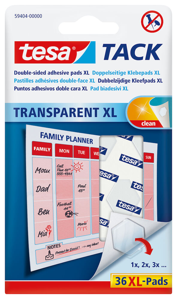 Tesa Fästkuddar Tack XL 36/fp
