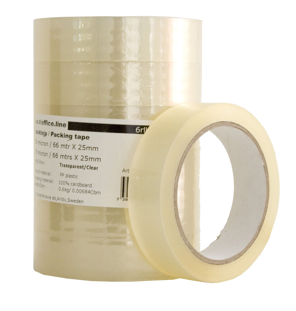 BNTOFFICE Packtejp PP 66mx25mm transp