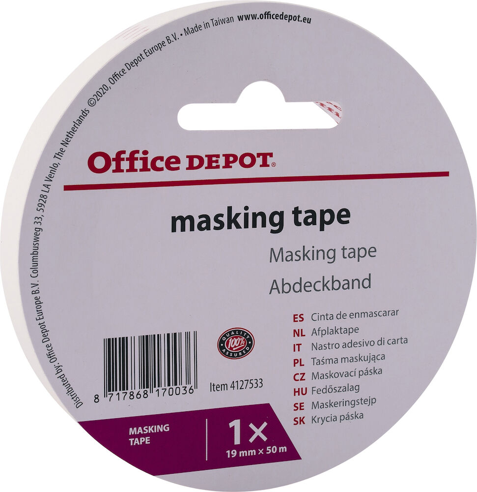 Office Depot Maskeringstejp 50mx19mm