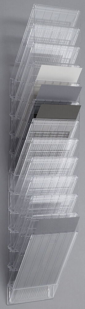 Durable Flexifack 12-fack stående transparent