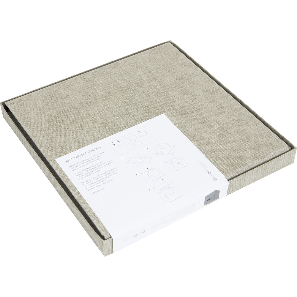 Bigso Förvaringsbox Logan canvas linen