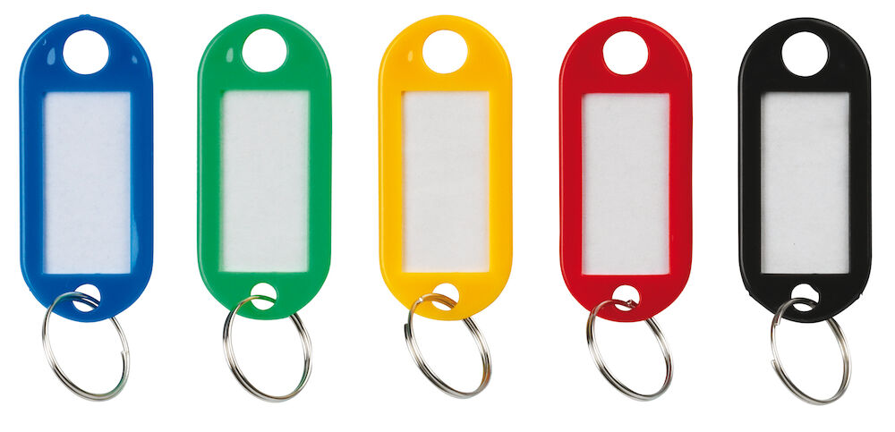 Office Depot Nyckelbricka sorterade färger 100-pack