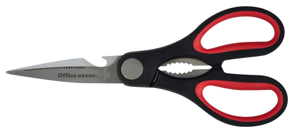 Office Depot Sax Multi softgrip 210 mm svart