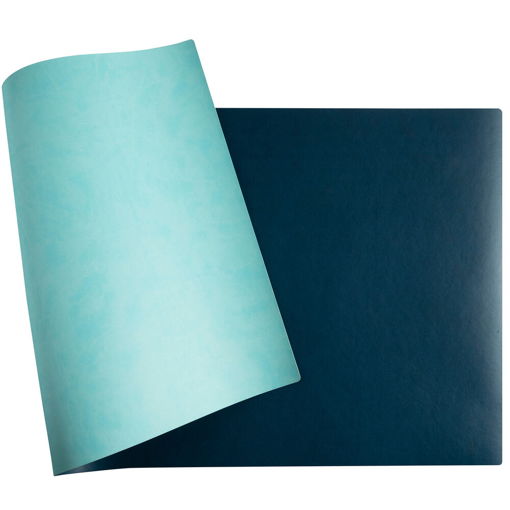 Exacompta Skrivbordsunderlägg PU 40x80 cm Tropic/duck blue