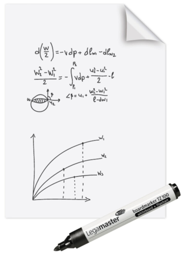 Legamaster Skrivfilm Magic Chart vit 25/f
