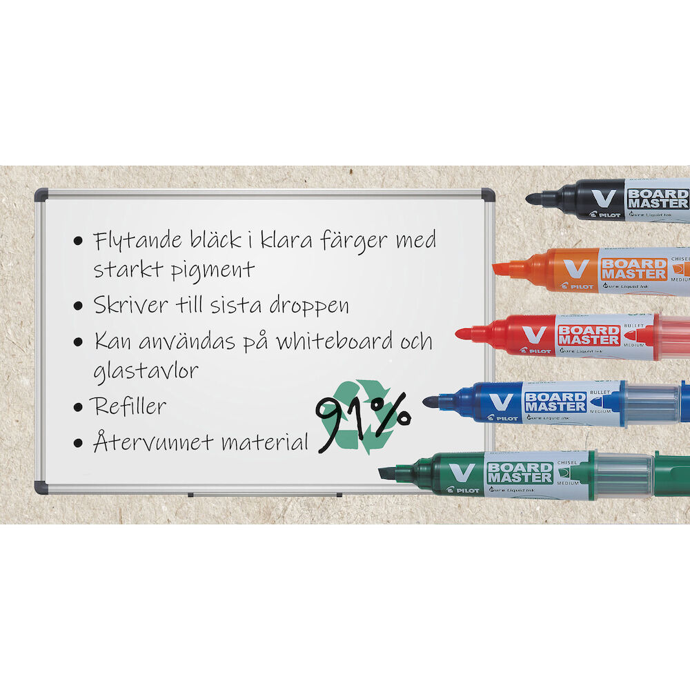 Pilot Whiteboard-penna V Board orange