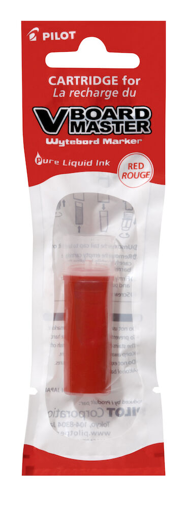 Pilot Refill V Board röd