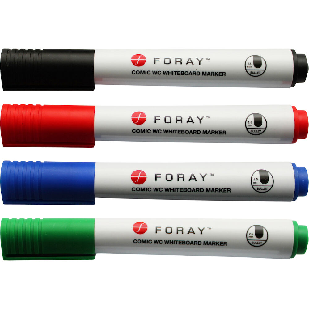 Niceday Whiteboard-penna rund spets 4 st/set