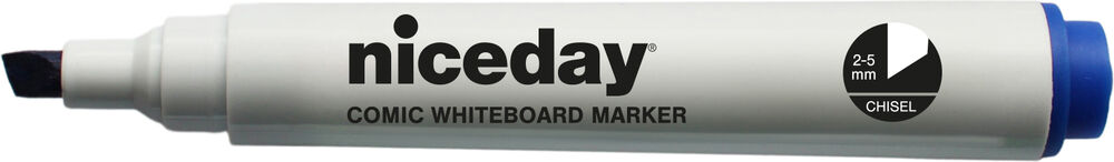 Niceday Whiteboard-penna snedskuren blå