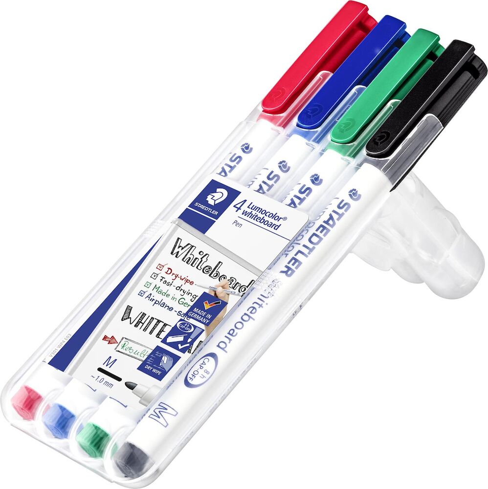 Staedtler Whiteboardpenna 301 4/fp