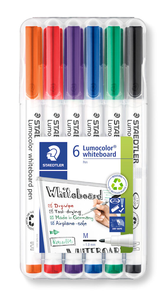 Staedtler Whiteboardpenna 301 6/fp