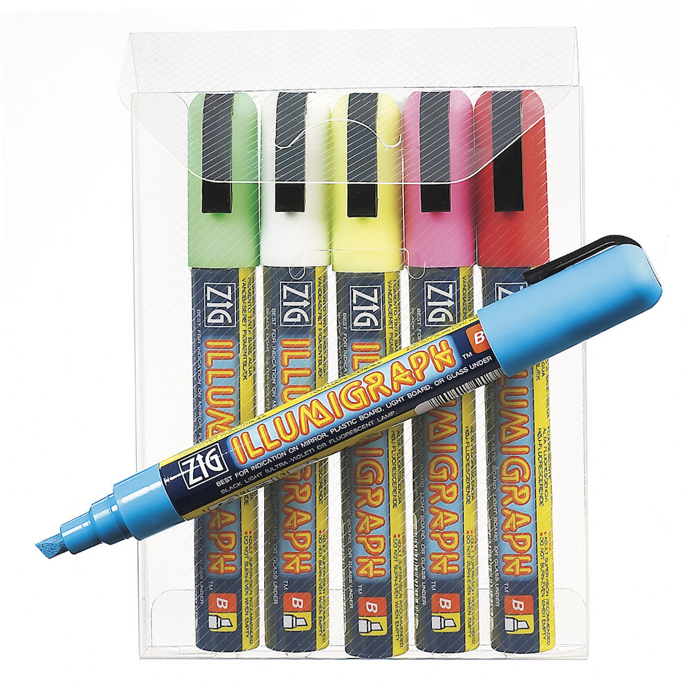 Zig Märk- & Textpennor Illumigraph PMA510 6 st/set