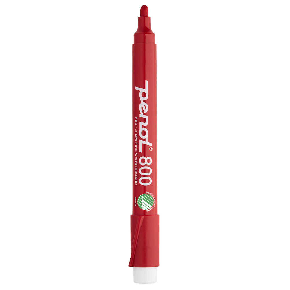 Penol Whiteboard-penna 800 rund Röd