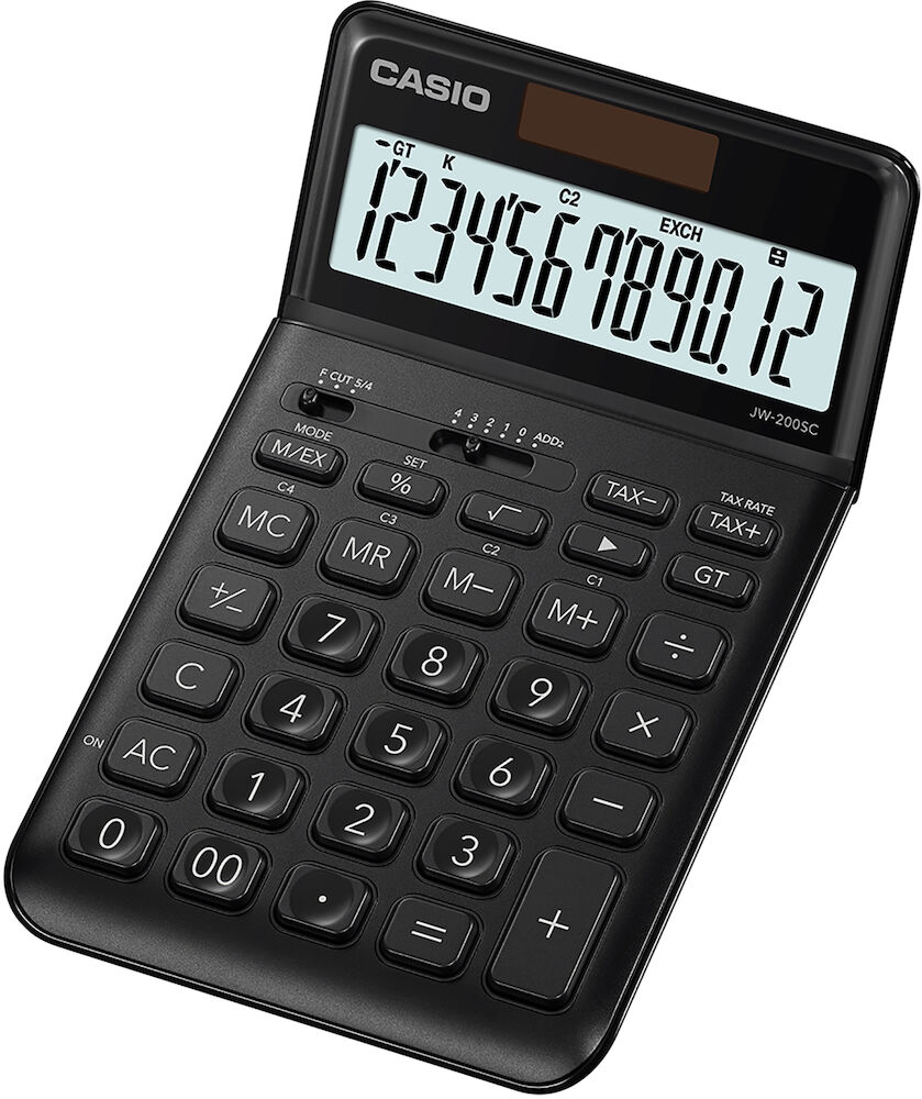 Casio Bordsräknare JW-200SC svart