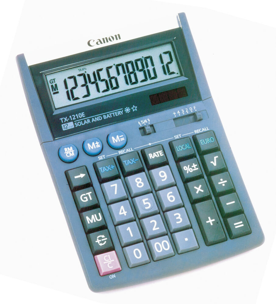 Canon Räknare TX1210-E Bords-