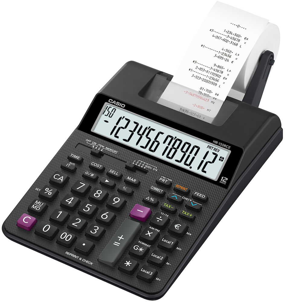 Casio Remsräknare HR-150RCE sv