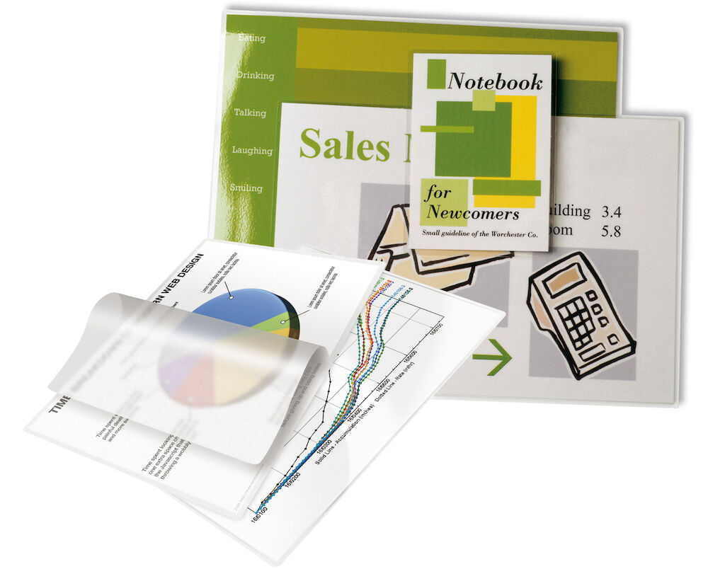 GBC Lamineringsfickor Bagagetag 65x108 mm 125 mikron 100 st/fp