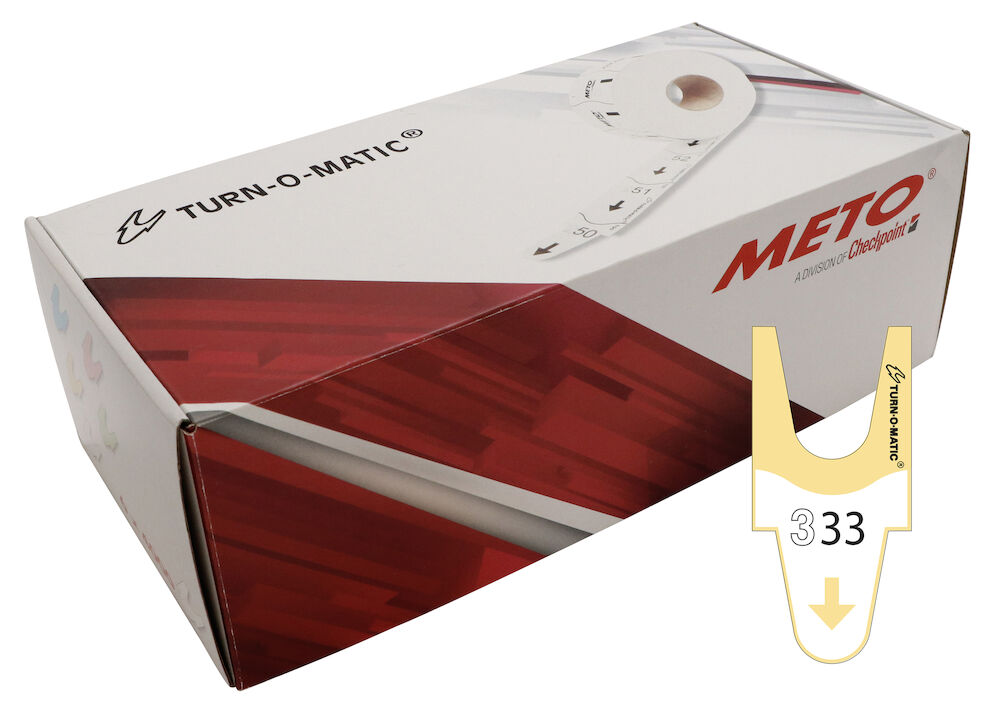 Meto Nummerlappar T90 gul 6 st/fp