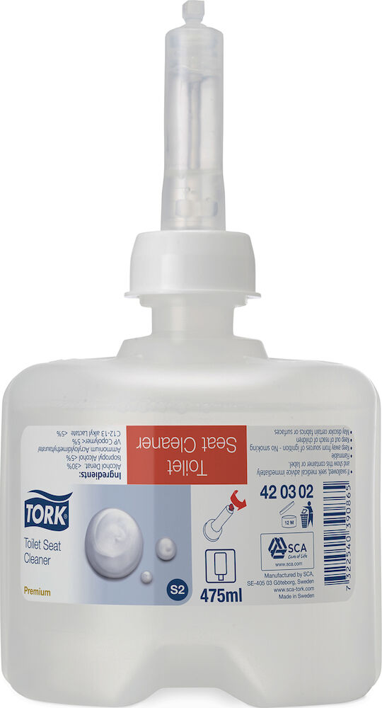 Tork Toalettsitsrengöring S2 475 ml 8 st/fp