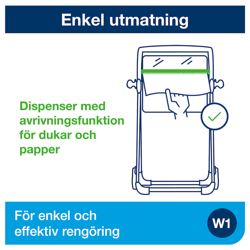 Tork Golvställ W1 röd/svart