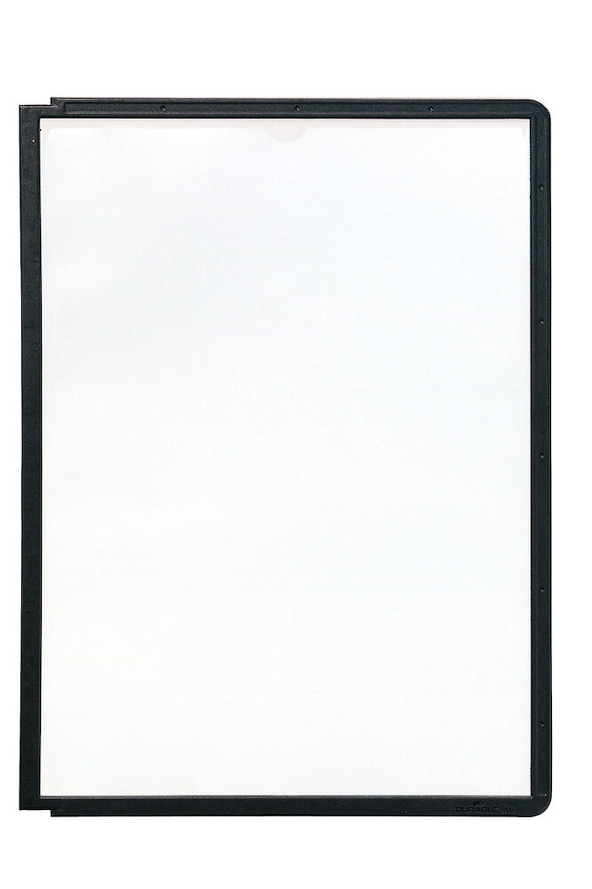 Durable Panel Sherpa A4 svart 5/fp