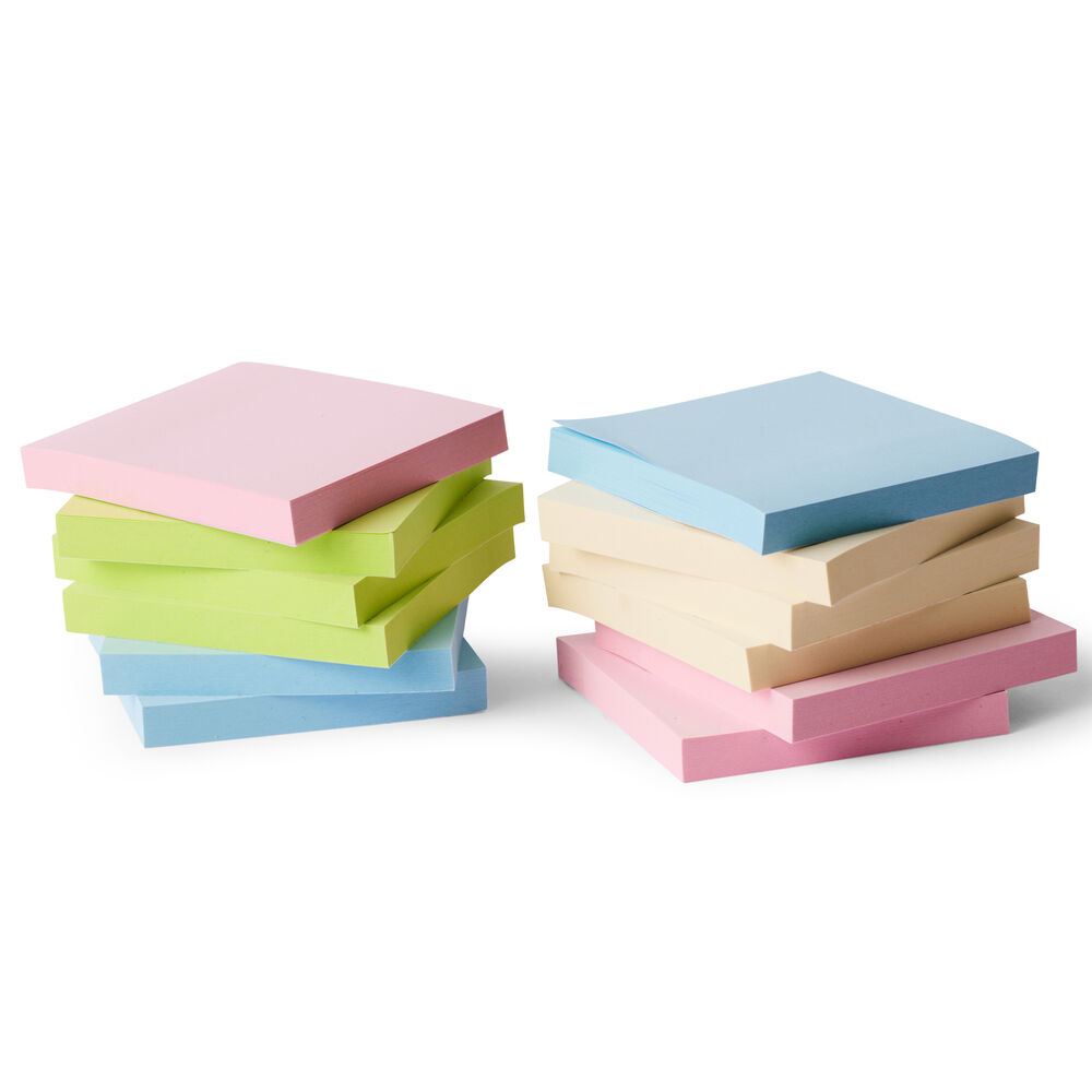 Office Depot Notis Recycled 76x76mm Pastell 12/fp