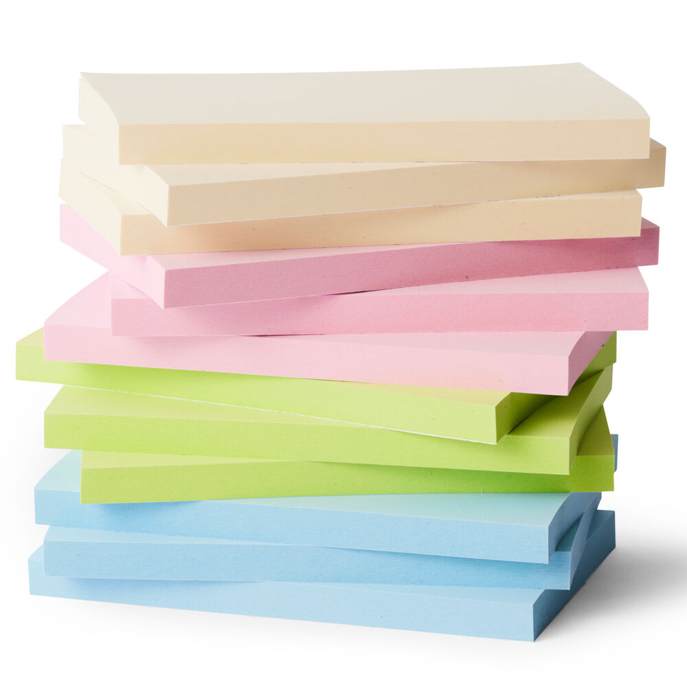 Office Depot Notis Recycled 76x127mm Pastell 12/fp