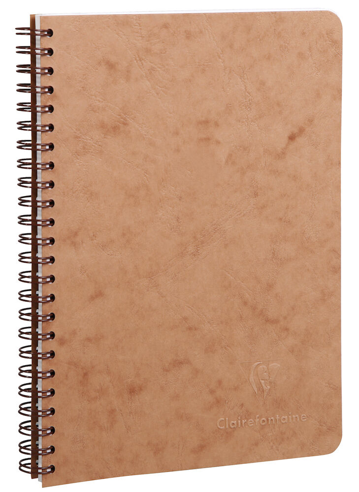 Clairfontaine Kollegieblock AgeBag A5 linjerat brun