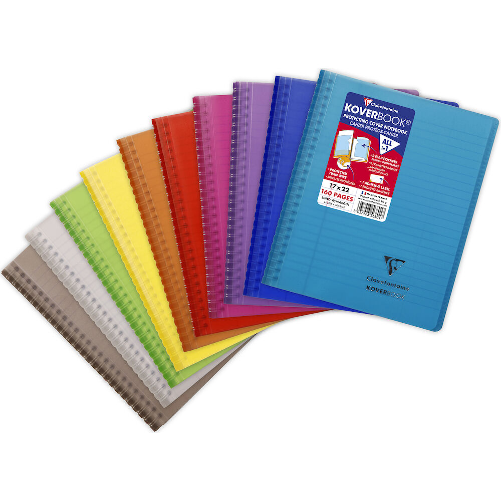 Clairfontaine Kollegieblock Koverbook 17x22cm