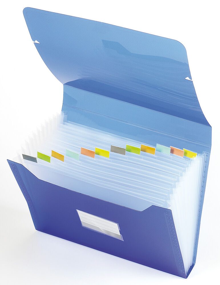 Office Depot Projektmapp 13 fack blå